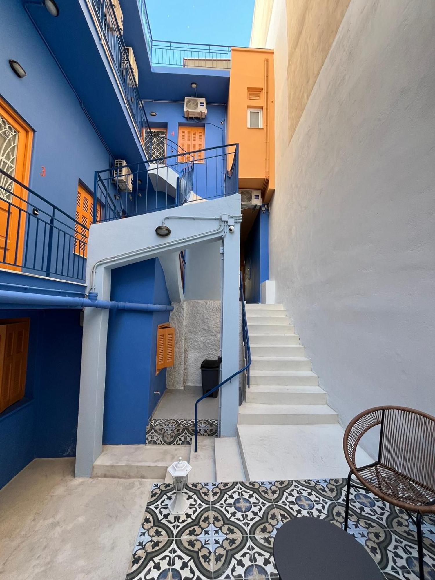 The Blue House Athens Aparthotel Buitenkant foto
